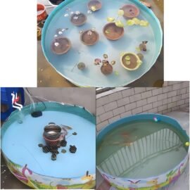 Portable Swimming Pools for Kids Toddlers, Large Dogs Cats and Puppy Bathing Tub Collapsible Kiddie Pool