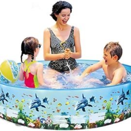 Portable Swimming Pools for Kids Toddlers, Large Dogs Cats and Puppy Bathing Tub Collapsible Kiddie Pool